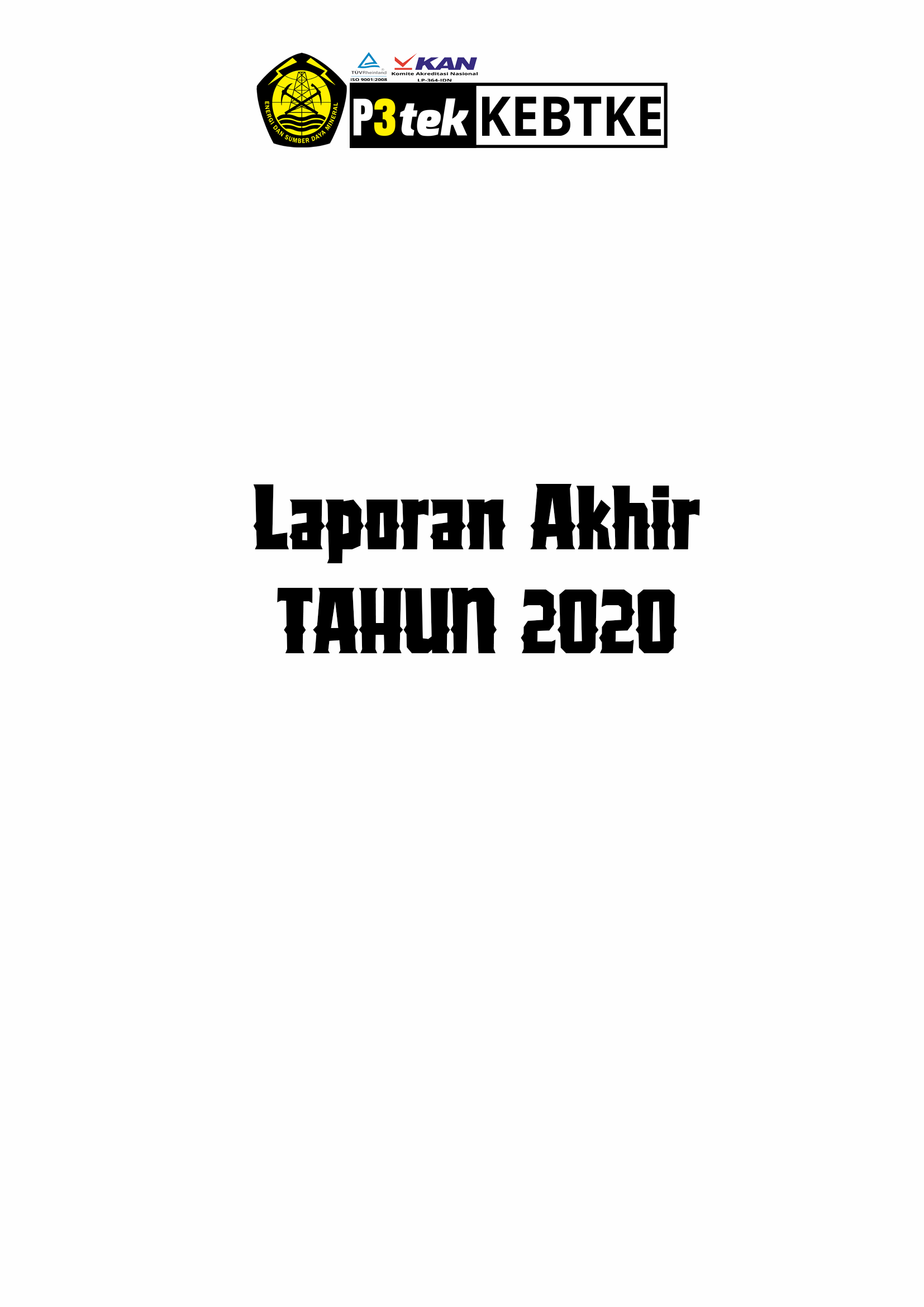 Laporan Akhir Tahun 2020